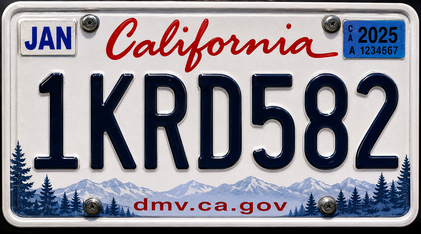 License plate